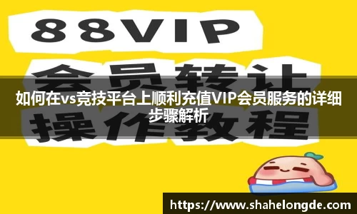 如何在vs竞技平台上顺利充值VIP会员服务的详细步骤解析